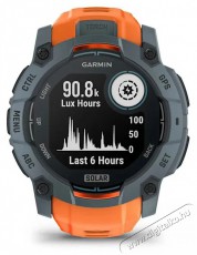 Garmin Instinct 3 50mm Solar, sz&uuml;rke + narancss&aacute;rga sz&iacute;j Mobil / Kommunik&aacute;ci&oacute; / Smart - Okos eszk&ouml;z - Okos&oacute;ra - 522745