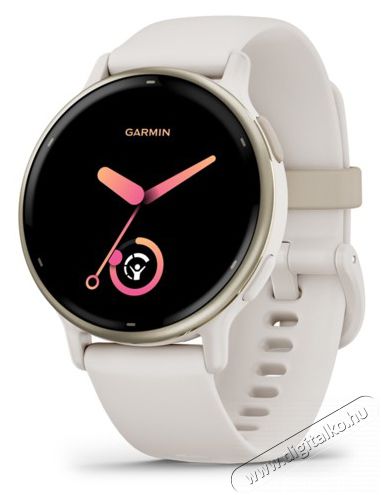 Garmin Vívoactive 5 elefántcsont krémarany, szilikon szíjjal Mobil / Kommunikáció / Smart - Okos eszköz - Okosóra - 522717