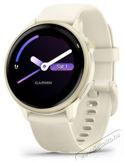 Garmin Vívoactive 6 Lunar Gold/Bone Band Mobil / Kommunikáció / Smart - Okos eszköz - Okosóra - 522716