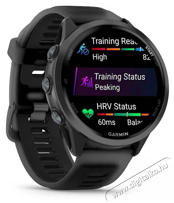 Garmin Forerunner 570 47mm Black Mobil / Kommunik&aacute;ci&oacute; / Smart - Okos eszk&ouml;z - Okos&oacute;ra - 527183