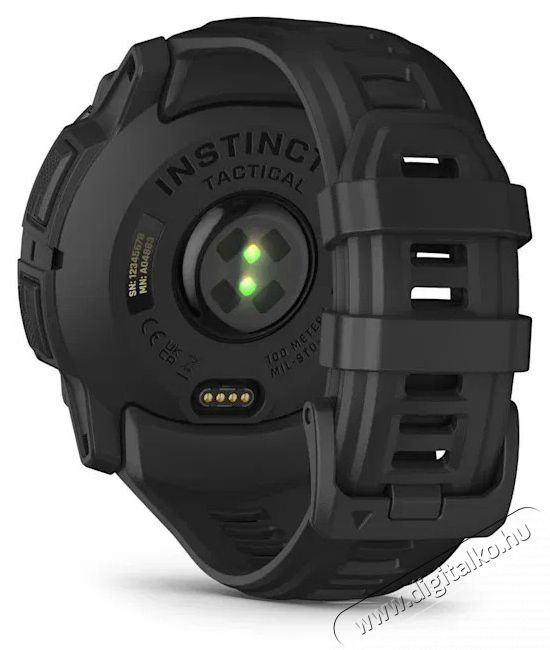 Garmin Instinct 3, 50 mm Solar Tactical Edition Black Mobil / Kommunik&aacute;ci&oacute; / Smart - Okos eszk&ouml;z - Okos&oacute;ra - 527186