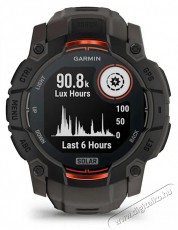 Garmin Instinct 3 50mm Solar, fekete + s&ouml;t&eacute;tsz&uuml;rke sz&iacute;j Mobil / Kommunik&aacute;ci&oacute; / Smart - Okos eszk&ouml;z - Okos&oacute;ra - 527185