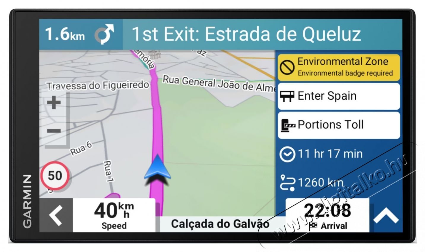 Garmin DriveSmart 76 EU MT-S navig&aacute;ci&oacute;s rendszer Aut&oacute;hifi / Aut&oacute; felszerel&eacute;s - GPS navig&aacute;ci&oacute; - GPS navig&aacute;ci&oacute; - 535214
