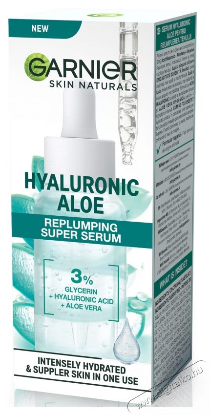 Garnier Skin Naturals Hyaluronic Aloe a bőr felt&ouml;lt&eacute;s&eacute;re, hialuronsav sz&eacute;rum, 30 ml Sz&eacute;ps&eacute;g&aacute;pol&aacute;s / Eg&eacute;szs&eacute;g - Arc / bőr &aacute;pol&aacute;s - Kieg&eacute;sz&iacute;tő - 536604