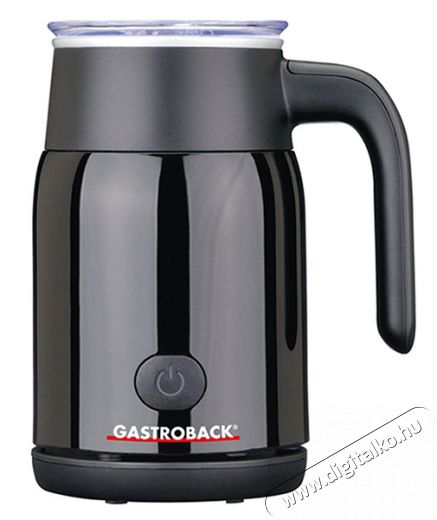 Gastroback 42326 Latte Magic tejhabosító - fekete Konyhai termékek - Kávéfőző / kávéörlő / kiegészítő - Tejhabosító - 296059