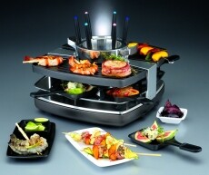 Gastroback 42559 Design Raclette fondue és grill szett Konyhai termékek - Konyhai kisgép (sütés / főzés / hűtés / ételkészítés) - Kontakt grill sütő / sütőlap - 296063
