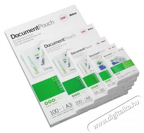 GBC Meleglamin&aacute;l&oacute; f&oacute;lia, 75 mikron, A4, f&eacute;nyes, Iroda &eacute;s sz&aacute;m&iacute;t&aacute;stechnika - Pap&iacute;r kezelő term&eacute;k - Lamin&aacute;l&oacute; f&oacute;lia - 484193
