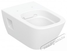 Geberit Selnova Square Premium fali WC, Rimfree, f&uuml;ggőleges &ouml;bl&iacute;t&eacute;ssel, r&eacute;szben z&aacute;rt forma, 54cm, Feh&eacute;r H&aacute;ztart&aacute;s / Otthon / K&uuml;lt&eacute;r - F&uuml;rdőszoba / wc - Kieg&eacute;sz&iacute;tő - 536608