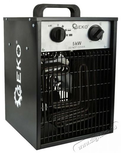 GEKO Ventilátoros elektromos légmelegítő 5 kW Háztartás / Otthon / Kültér - Fűtés - Fűtőventilátoros hősugárzó - 524808
