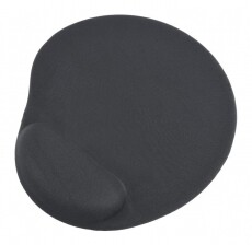 Gembird MP-GEL-BLACK zselés csuklótámaszos fekete egérpad Iroda és számítástechnika - Egér - Egérpad - 338683