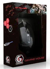 Gembird MUSG-001-R optikai Gamer egér - fekete-piros Iroda és számítástechnika - Egér - Vezetékes egér - 338690