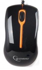 Gembird MUS-U-004-O optikai USB fekete-narancs egér Újdonságok - Új termékek - 338694