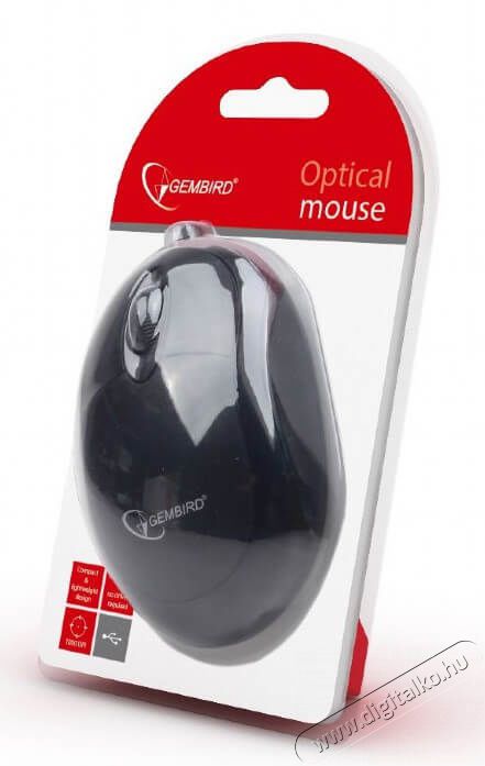 Gembird MUS-U-01 optikai USB fekete eg&eacute;r Iroda &eacute;s sz&aacute;m&iacute;t&aacute;stechnika - Eg&eacute;r - Vezet&eacute;kes eg&eacute;r - 338695