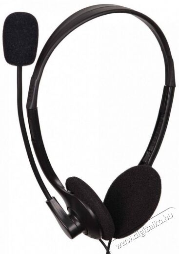 Gembird MHS-123 fekete headset Újdonságok - Új termékek - 338665