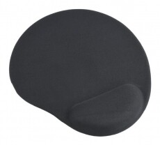 Gembird MP-GEL-BLACK zselés csuklótámaszos fekete egérpad Iroda és számítástechnika - Egér - Egérpad - 338683