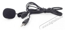 Gembird MIC-211B felcsíptethetős mikrofon - fekete Fotó-Videó kiegészítők - Mikrofon - Csíptetős, fej és kitűző mikrofon - 380077