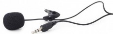 Gembird MIC-211B felcsíptethetős mikrofon - fekete Fotó-Videó kiegészítők - Mikrofon - Csíptetős, fej és kitűző mikrofon - 380077