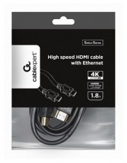 Gembird CC-HDMI4L-6 1,8m HDMI apa-apa fekete k&aacute;bel Tv kieg&eacute;sz&iacute;tők - K&aacute;bel / csatlakoz&oacute; - Hdmi k&aacute;bel - 458970