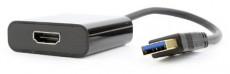 Gembird A-USB3-HDMI-02 USB - HDMI fekete adapter Iroda és számítástechnika - Számítógép tartozék - USB kábel - 463168