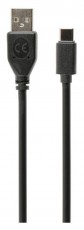 Gembird CCP-USB2-AMCM-1M 1m USB A apa - USB C apa fekete kábel Iroda és számítástechnika - Számítógép tartozék - USB kábel - 463086