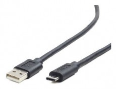 Gembird CCP-USB2-AMCM-1M 1m USB A apa - USB C apa fekete kábel Iroda és számítástechnika - Számítógép tartozék - USB kábel - 463086