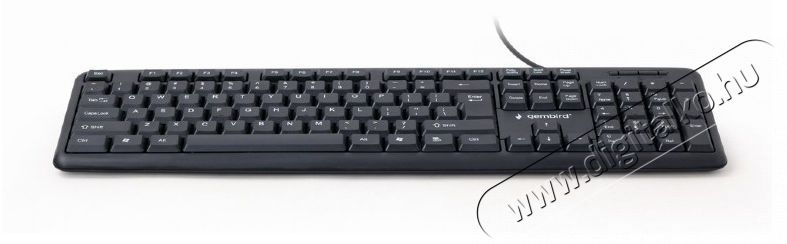Gembird KB-U-103 standard billentyűzet, USB, fekete Iroda &eacute;s sz&aacute;m&iacute;t&aacute;stechnika - Billentyűzet / billentyűzet szett - Vezet&eacute;kes - 461606