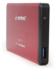 Gembird EE2-U3S-2-R 2.5 USB3.0 SATA piros külső ház Iroda és számítástechnika - Notebook kiegészítő - USB hub / elosztó - 507008