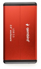 Gembird EE2-U3S-2-R 2.5 USB3.0 SATA piros külső ház Iroda és számítástechnika - Notebook kiegészítő - USB hub / elosztó - 507008