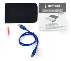 Gembird EE2-U3S-2-R 2.5 USB3.0 SATA piros külső ház Iroda és számítástechnika - Notebook kiegészítő - USB hub / elosztó - 507008