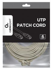 Gembird PP6U-20M 20m RJ45 CAT6 UTP - RJ45 CAT6 UTP M/M szürke patch kábel Iroda és számítástechnika - Számítógép tartozék - Hálózati kábel - 506987