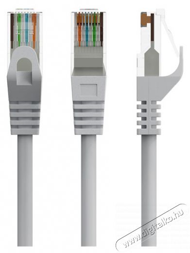 Gembird PP6U-1M 1m RJ45 CAT6 UTP - RJ45 CAT6 UTP M/M szürke patch kábel Iroda és számítástechnika - Számítógép tartozék - Hálózati kábel - 516275