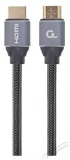 Gembird CCBP-HDMI-7.5M 7,5m Premium HDMI 2.0 Ethernet -> HDMI 2.0 Ethernet M/M fekete-szürke kábel Tv kiegészítők - Kábel / csatlakozó - Hdmi kábel - 516279
