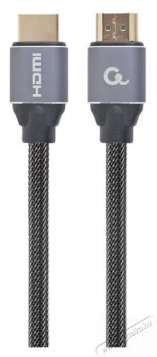 Gembird CCBP-HDMI-7.5M 7,5m Premium HDMI 2.0 Ethernet -> HDMI 2.0 Ethernet M/M fekete-szürke kábel Tv kiegészítők - Kábel / csatlakozó - Hdmi kábel - 516279