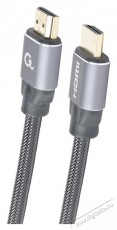 Gembird CCBP-HDMI-7.5M 7,5m Premium HDMI 2.0 Ethernet -> HDMI 2.0 Ethernet M/M fekete-szürke kábel Tv kiegészítők - Kábel / csatlakozó - Hdmi kábel - 516279
