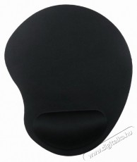 Gembird MP-ERGO-01 csuklótámaszos fekete egérpad Iroda és számítástechnika - Egér - Egérpad - 516276