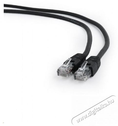 Gembird PP6U-0.5M/BK 0,5m RJ45 CAT6 UTP - RJ45 CAT6 UTP M/M fekete kábel Iroda és számítástechnika - Számítógép tartozék - Hálózati kábel - 516274