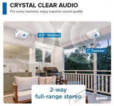 Gemini GHSI-W650BT-PR Black Audio-Video / Hifi / Multimédia - Hangfal - Hangfalszett - Hálózatról működő vezeték nélküli hangsugárzó - 522767