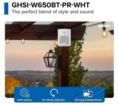 Gemini GHSI-W650BT-PR White Audio-Video / Hifi / Multimédia - Hangfal - Hangfalszett - Hálózatról működő vezeték nélküli hangsugárzó - 522764
