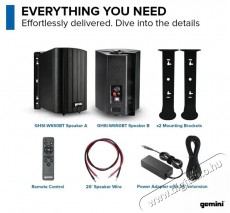 Gemini GHSI-W650BT-PR White Audio-Video / Hifi / Multimédia - Hangfal - Hangfalszett - Hálózatról működő vezeték nélküli hangsugárzó - 522764