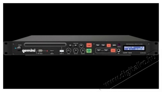 Gemini CDMP-1500 Audio-Video / Hifi / Multim&eacute;dia - Hifi - Sztere&oacute; - CD / DVD / Multim&eacute;dia lej&aacute;tsz&oacute;s r&aacute;di&oacute;erős&iacute;tő - 530392