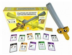 GÉMKER-GÉMKLUB Csapkodjuk egymást szivacskardokkal társasjáték Háztartás / Otthon / Kültér - Játék / Sport - Társasjáték - 510846
