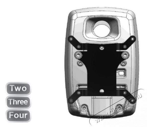 Genelec Vesa adapter Audio-Video / Hifi / Multimédia - Hangfal tartó / állvány - Fali hangsugárzó tartó - 293413