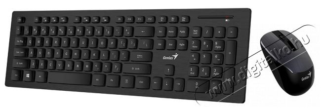 Genius SlimStar 8008 vezeték nélküli billentyűzet HU + egér Iroda és számítástechnika - Billentyűzet / billentyűzet szett - Vezeték nélküli - 324307