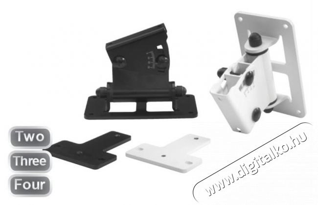 Genelec Adjustable Wall Mount fali konzol Audio-Video / Hifi / Multimédia - Hangfal tartó / állvány - Fali hangsugárzó tartó - 293436