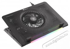Genesis Oxid 450 RGB 15,6" fekete notebook hűtőpad Egyéb - Nem forgalmazzuk ! - 386834