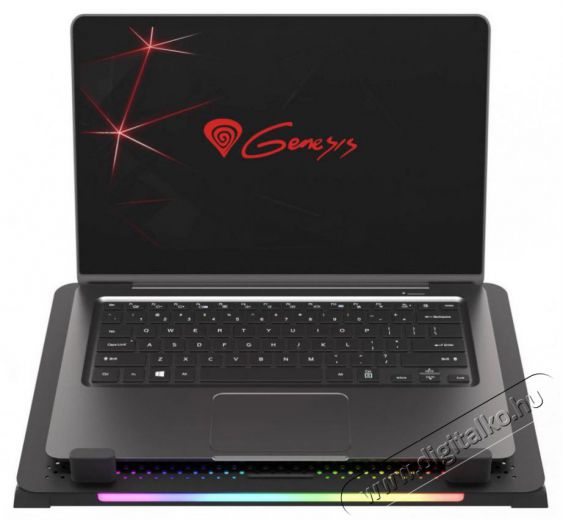 Genesis Oxid 450 RGB 15,6" fekete notebook hűtőpad Egyéb - Nem forgalmazzuk ! - 386834