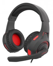 Genesis Radon 200 7.1 USB fekete-piros gamer headset Mobil / Kommunikáció / Smart - Mobiltelefon kiegészítő / tok - Headset - 404879