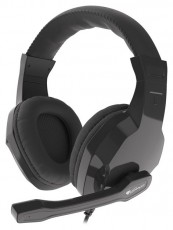 Genesis Argon 100 fekete gamer headset Mobil / Kommunikáció / Smart - Mobiltelefon kiegészítő / tok - Headset - 427362