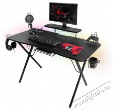 Genesis HOLM 300 - RGB, 120 x 60cm gamer asztal - Iroda &eacute;s sz&aacute;m&iacute;t&aacute;stechnika - Egy&eacute;b sz&aacute;m&iacute;t&aacute;stechnikai term&eacute;k - 530756