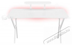 Genesis HOLM 320 - RGB, feh&eacute;r, 120 x 60cm gamer asztal Iroda &eacute;s sz&aacute;m&iacute;t&aacute;stechnika - Egy&eacute;b sz&aacute;m&iacute;t&aacute;stechnikai term&eacute;k - 530749